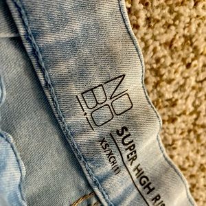 NOBO High Rise Light Blue Jean Shorts in Size Extra Small